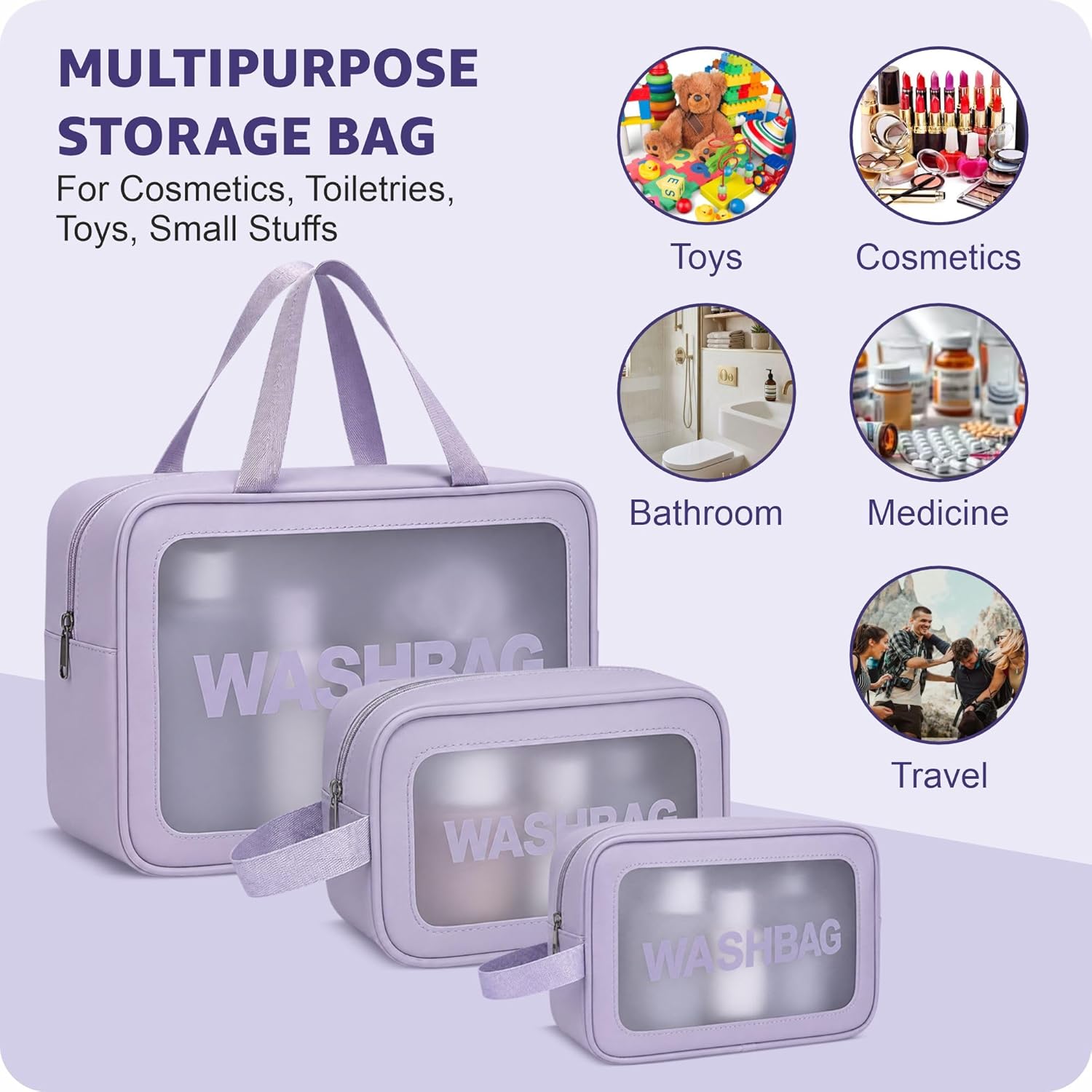 PURPAL WASH BAG — wholesale Bags & Travel from Zucur Mart