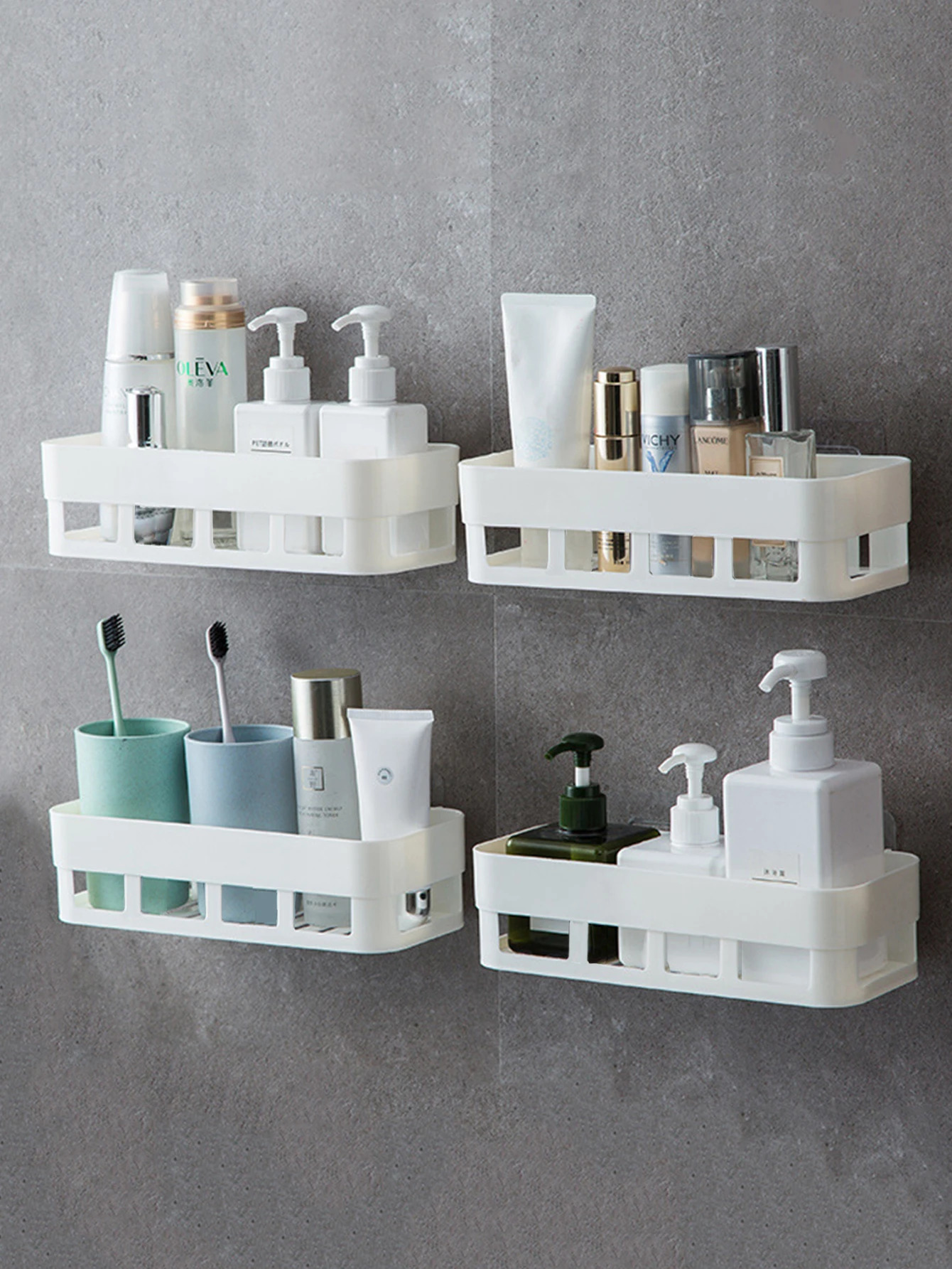 WHITE BATHROOM SHELVES — wholesale Bathroom from Zucur Mart